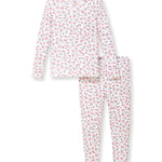 Petite Plume Pink Floral Pointelle Snug Fit Pajamas