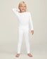 Petite Plume White Pointelle Snug Fit Pajamas