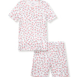 Petite Plume Pink Floral Snug Fit Short Set Pajamas