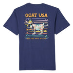 GOAT USA Surf T-Shirt- Navy