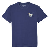 GOAT USA Surf T-Shirt- Navy