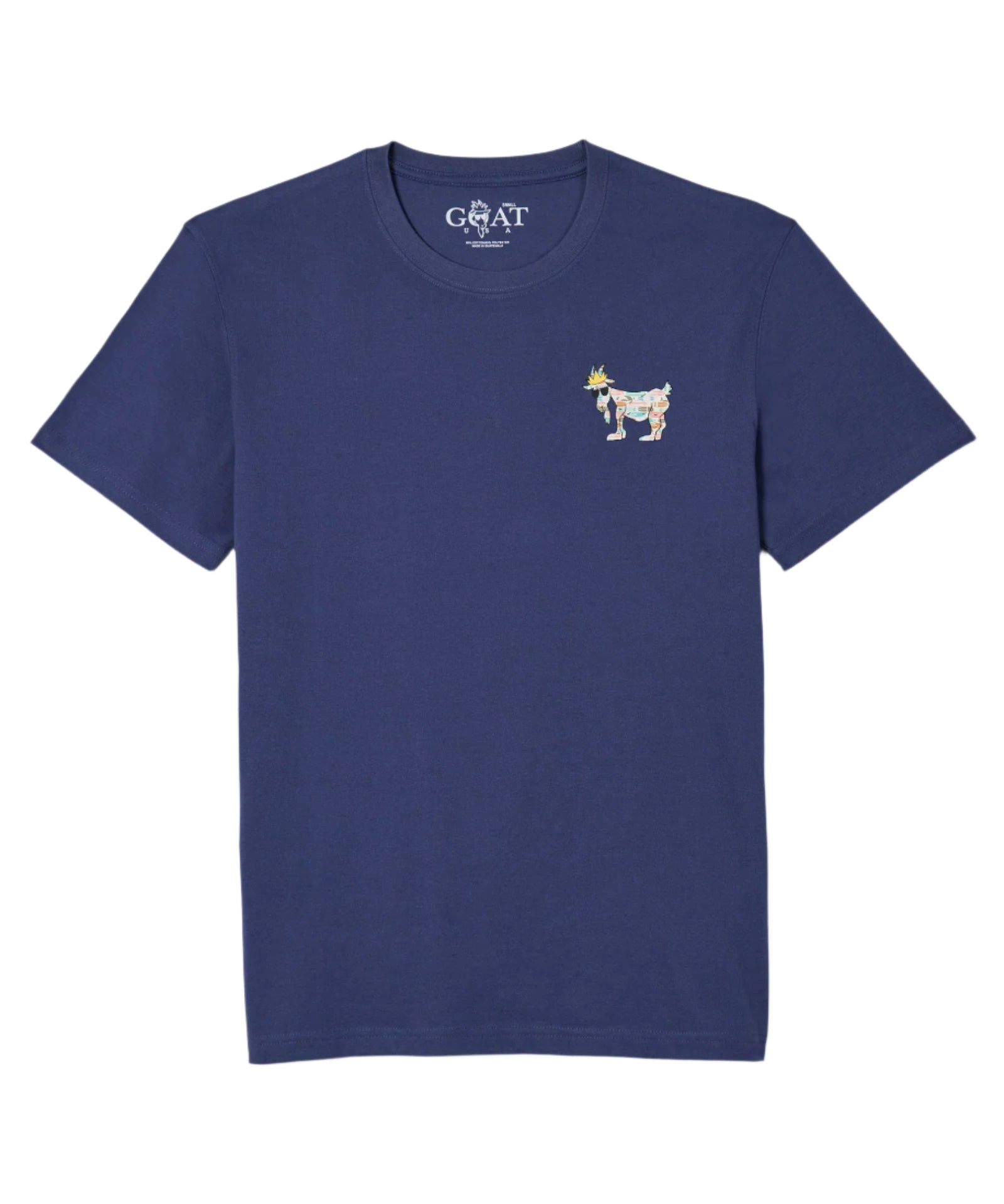 GOAT USA Surf T-Shirt- Navy