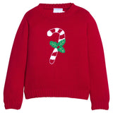 Intarsia Sweater- Candy Cane