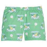 Little English Basic Short - Blue Paws on Par
