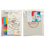 Letterpress Coloring Card Creative Kit 