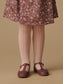 La Coqueta Ribbed Girl Tights - Pale Pink