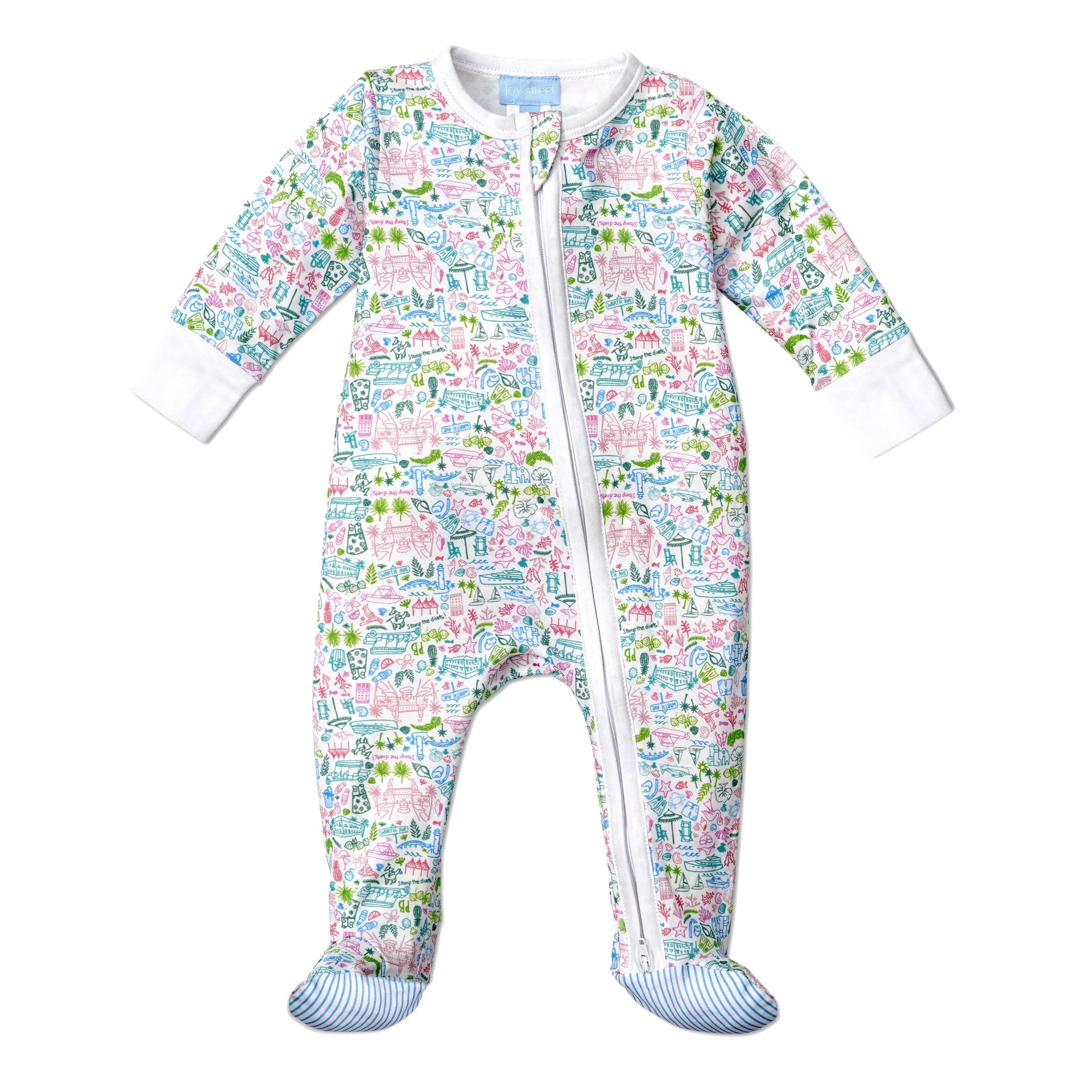 Joy Street Palm Beach Zipped Footie
