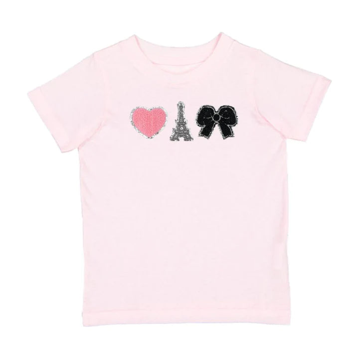 Sweet Wink J'adore Paris Patch Short Sleeve T-Shirt