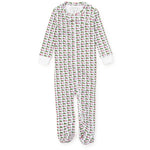 Lila and Hayes Parker Boys' Zipper Pajama - Christmas at the Club