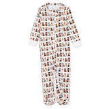 Lila and Hayes Parker Boys' Zipper Pajama - Western Pups