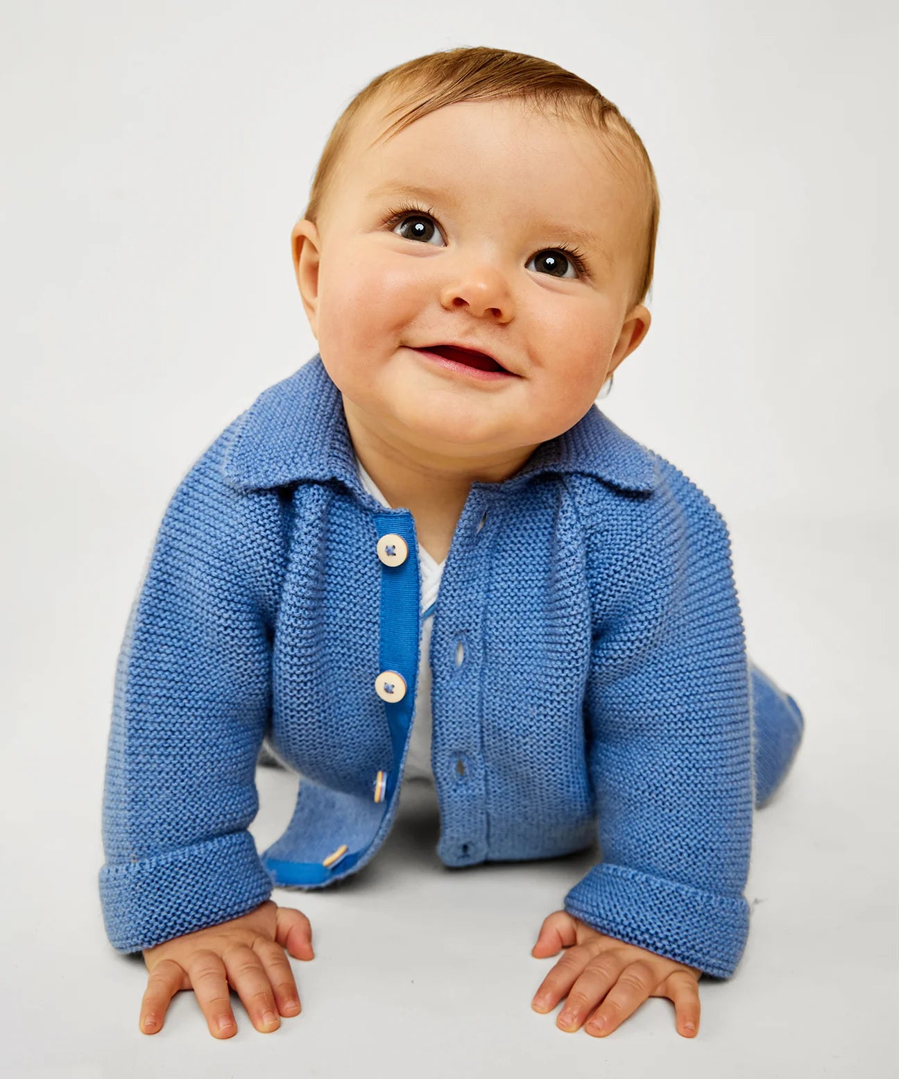Oso & Me Paz Baby Jacket- Blue