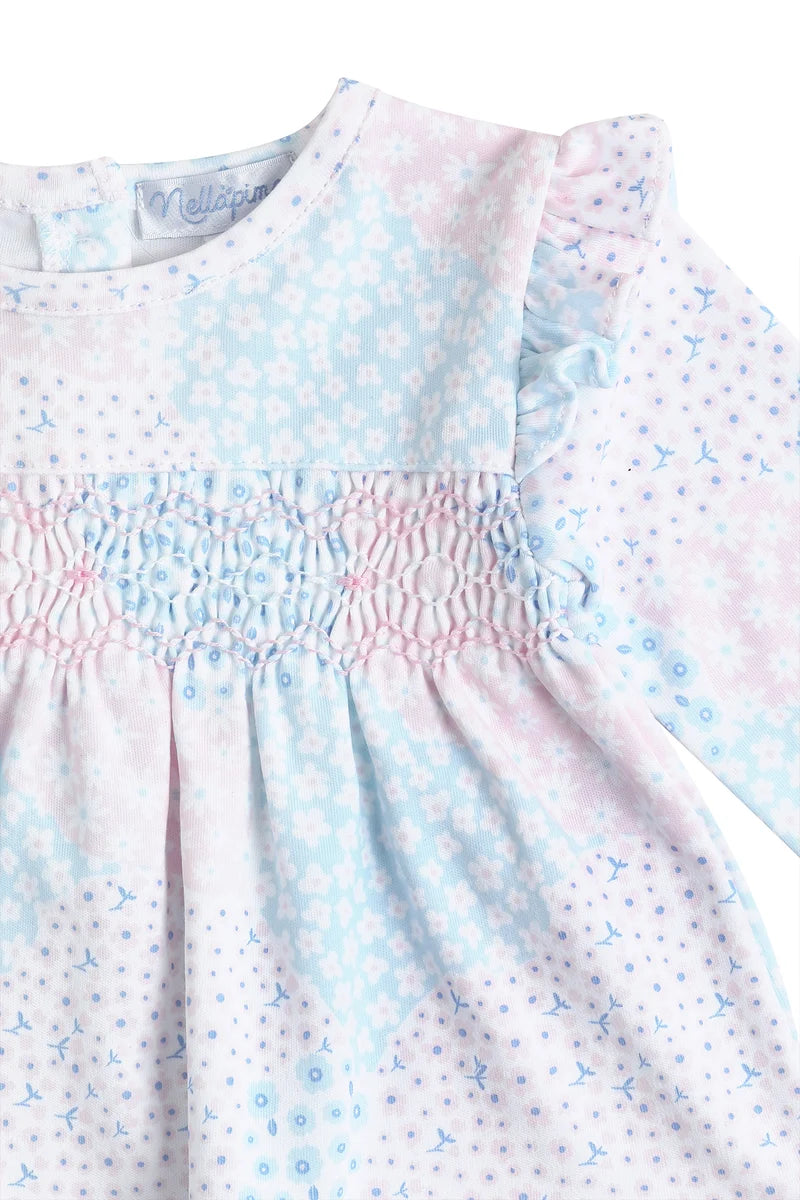 Nellapima Patchwork Smocked Dress