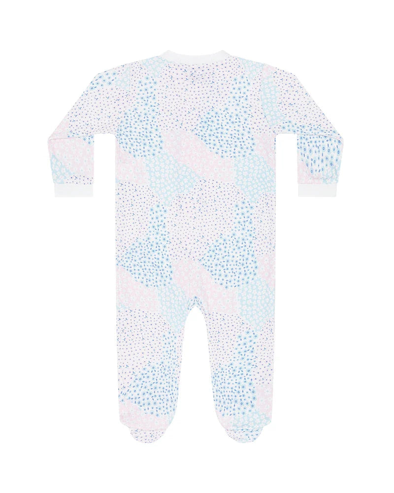 Nellapima Patchwork Zipper Footie