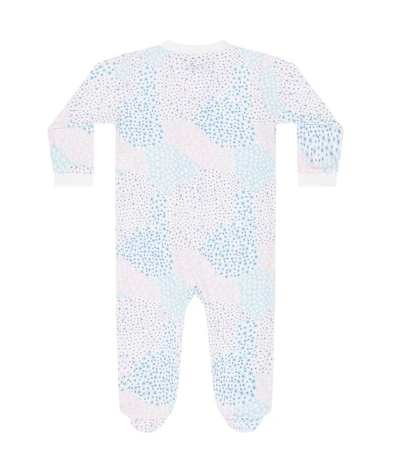 Nellapima Patchwork Zipper Footie