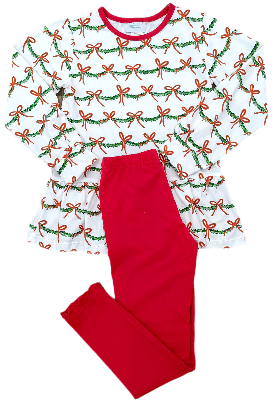 James and Lottie Christmas Garland Peggie Legging Set