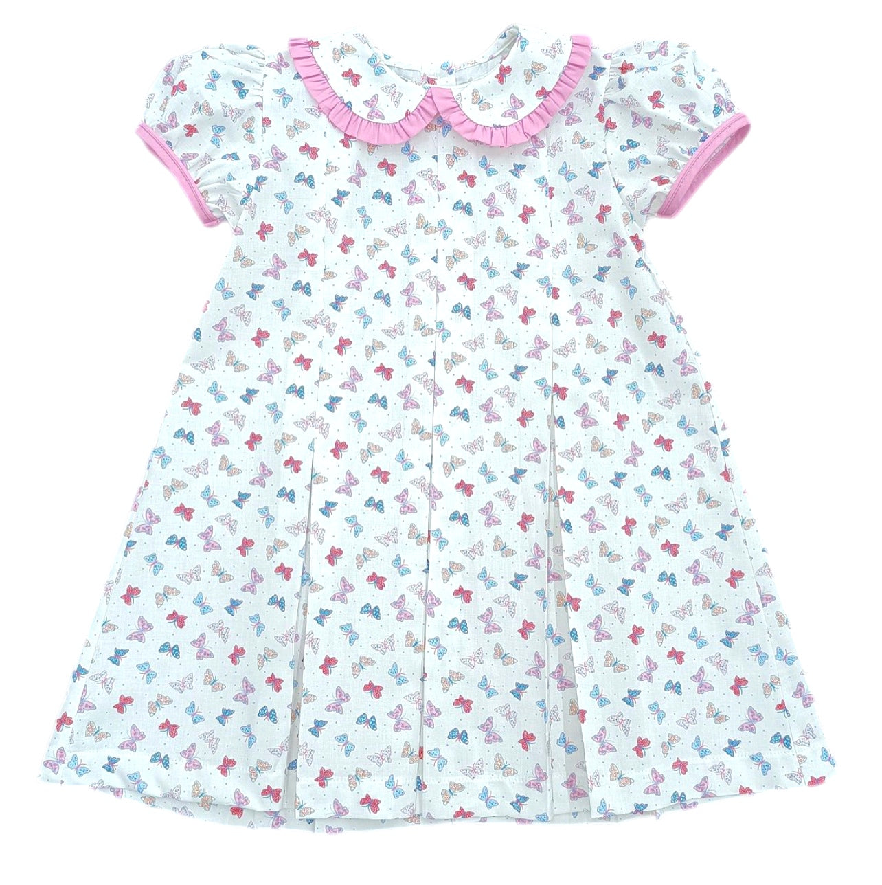 James and Lottie Butterfly Penny Pleat Dress