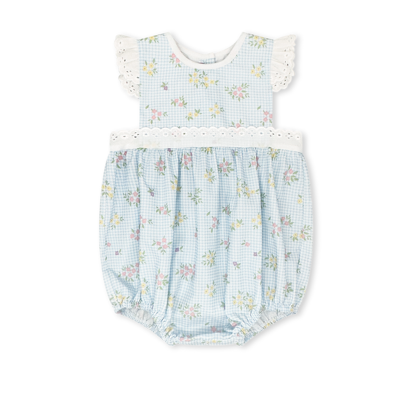 Lullaby Set Pinafore Bubble- Spring Time Blooms