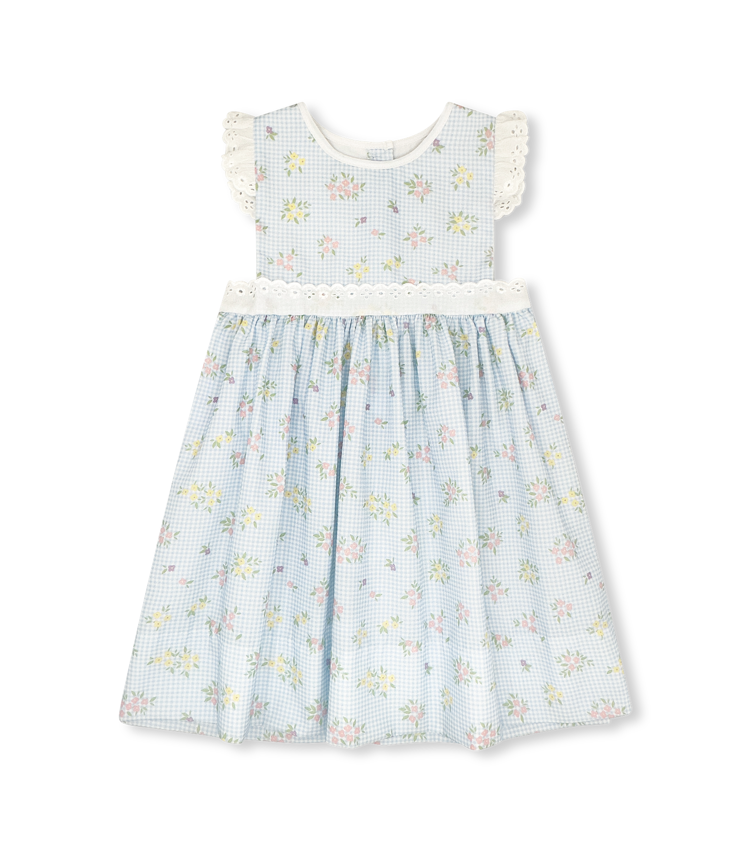 Lullaby Set Pinafore Dress- Spring Time Blooms