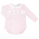 Nellapima Pink Pumpkin Patch Embroidered Bubble