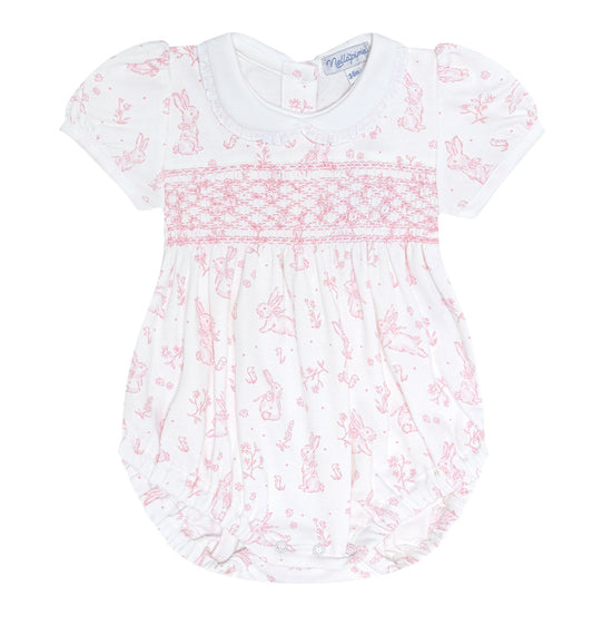 Nellapima Pink Bunny Toile Bubble