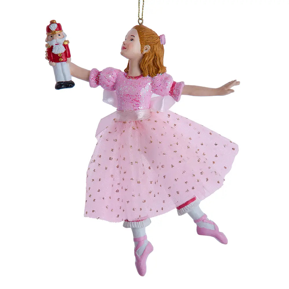 Kurt S. Adler Pink Clara Ballet Ornament