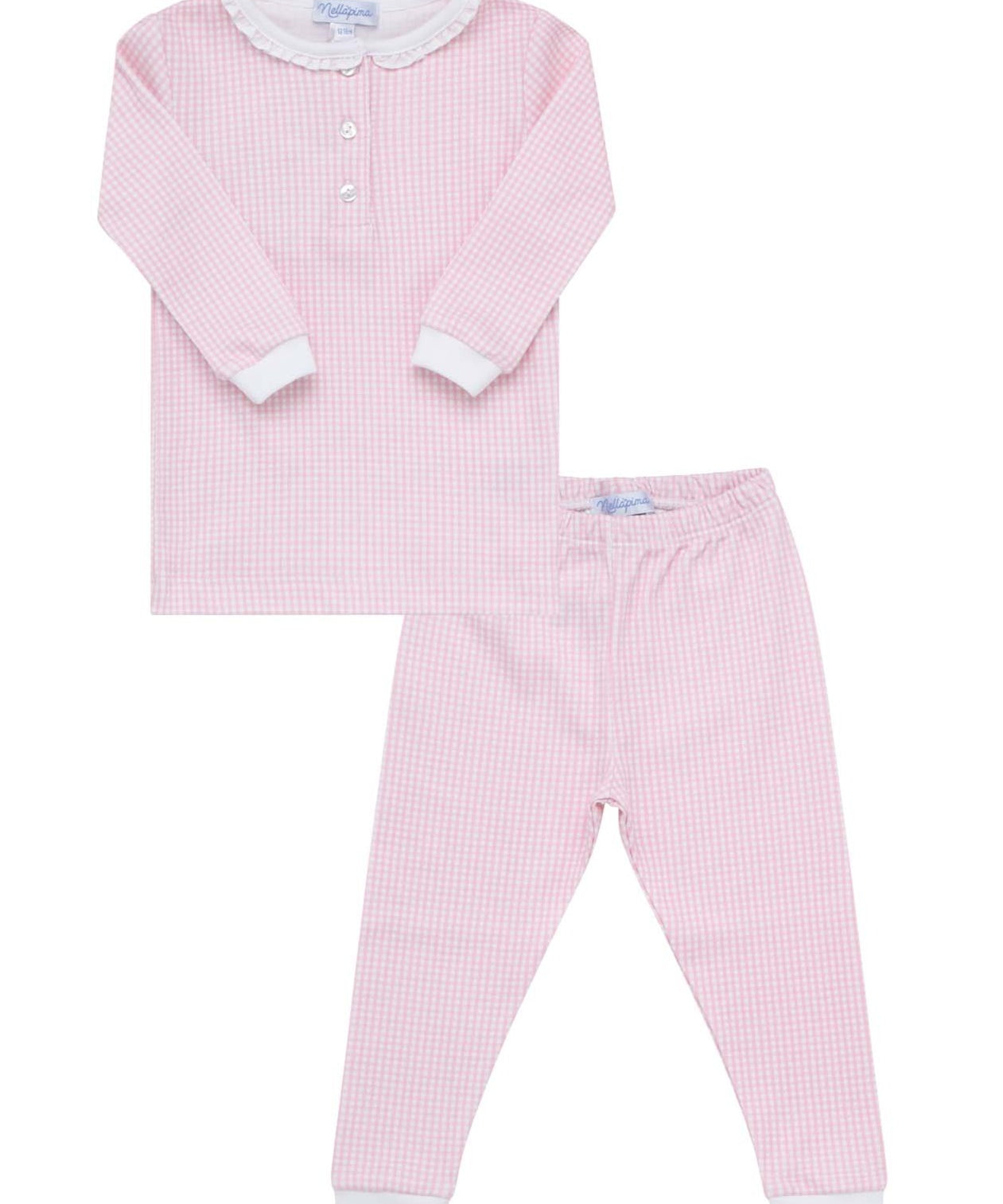 Nellapima pink gingham pajamas