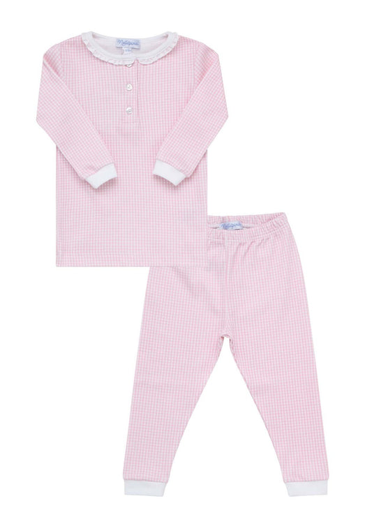 Nellapima pink gingham pajamas