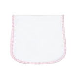 Nellapima Pink Gingham Burp Cloth