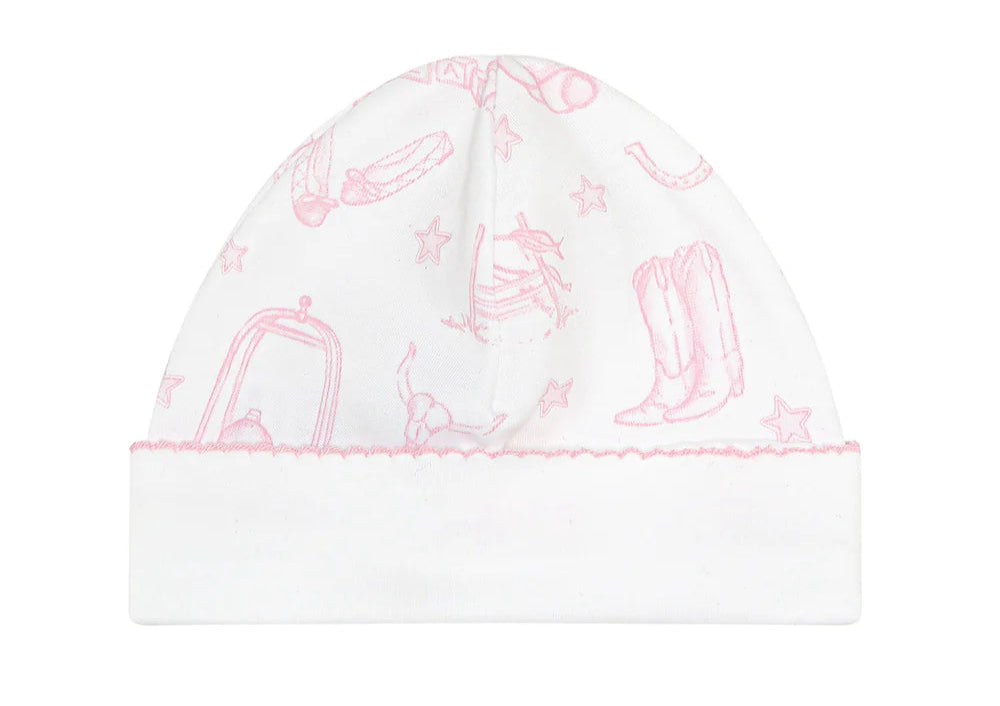Nellapima Pink Lone Star Toile Hat