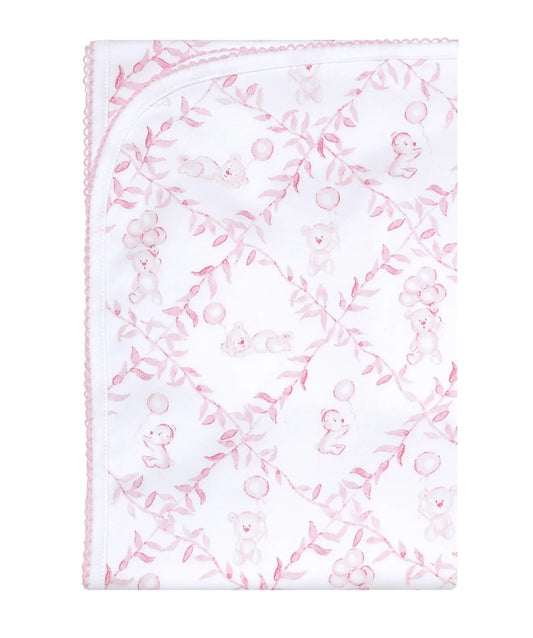 Nellapima Pink Bears Trellace Blanket