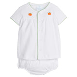 Pinpoint Layette Set - Pumpkin