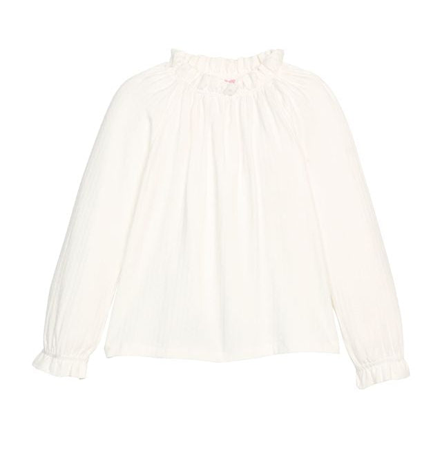 Tory Top- Snow Pointelle