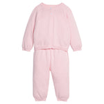 Little English Pointelle Knit Set- Light Pink
