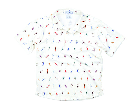 BlueQuail First Down Polo Short Sleeve Shirt