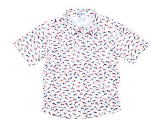 Jets Polo Short Sleeve Shirt