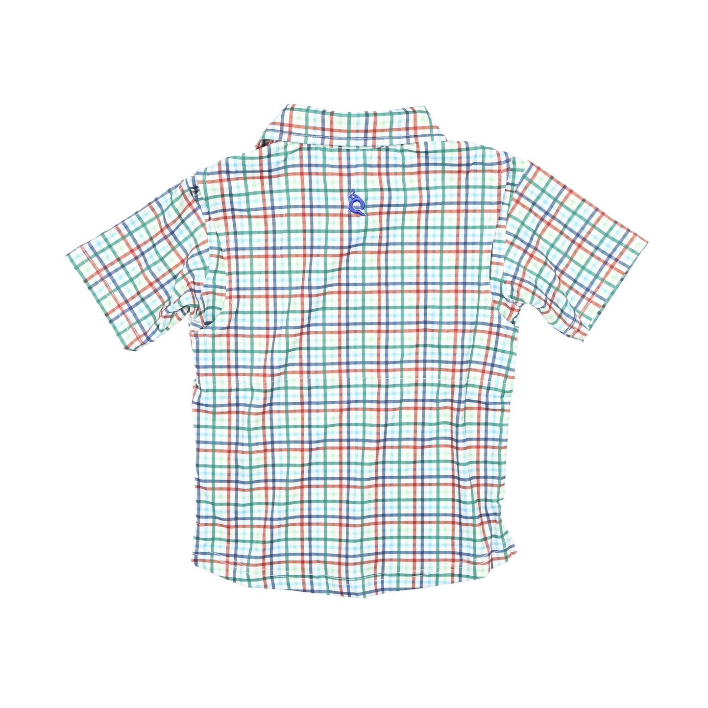 BlueQuail Fall Plaid Polo Short Sleeve Shirt for kids