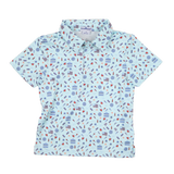 BlueQuail Stars and Stripes Polo Short Sleeve Shirt