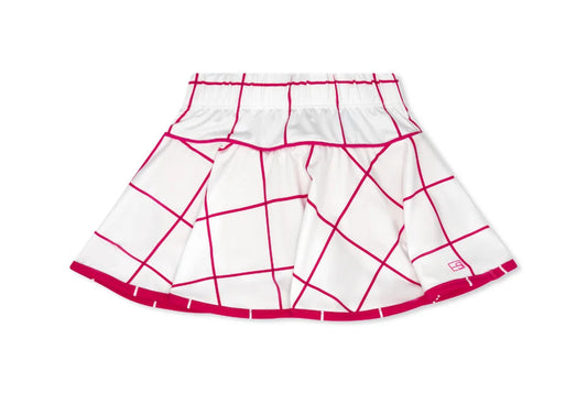Set Athletics Quinn Skort- Power Pink Windowpane