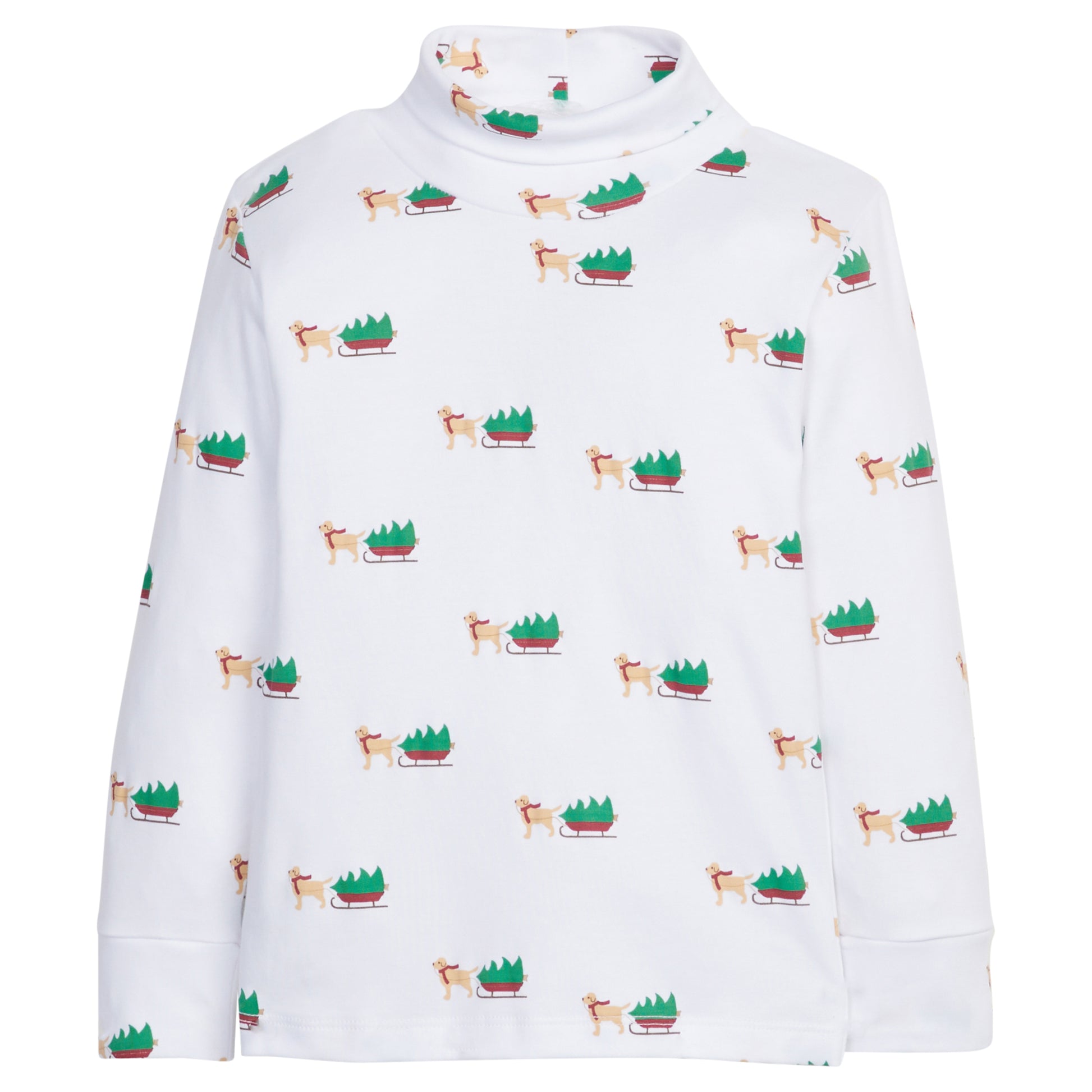 Little English Printed Turtleneck - Holiday Labs