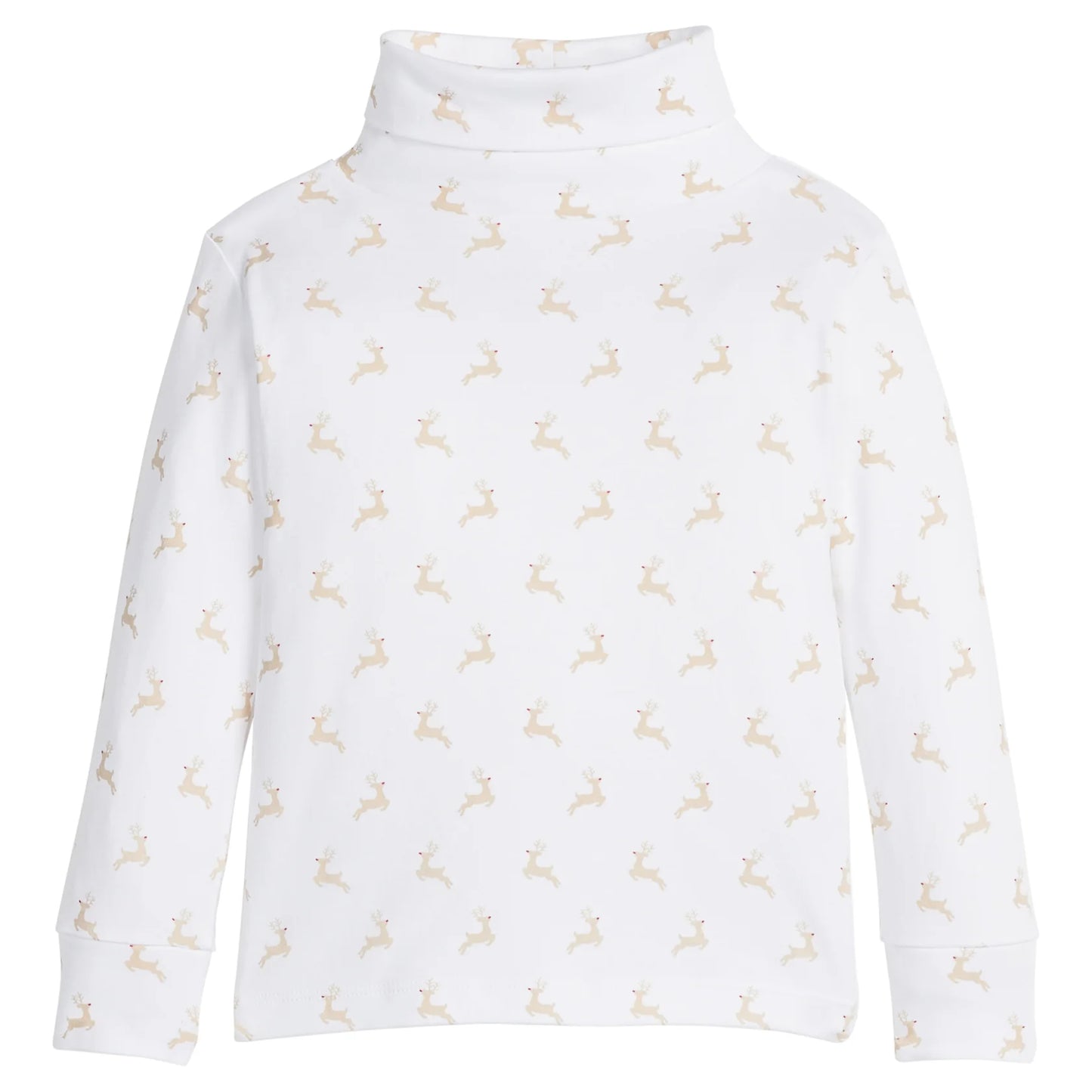 Little English Printed Turtleneck - Reindeer Games