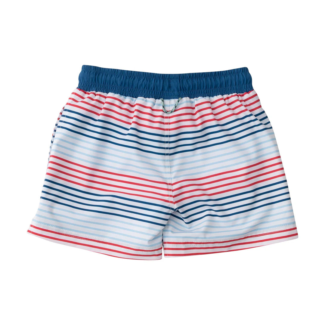 Swim Trunks - Americana Stripe