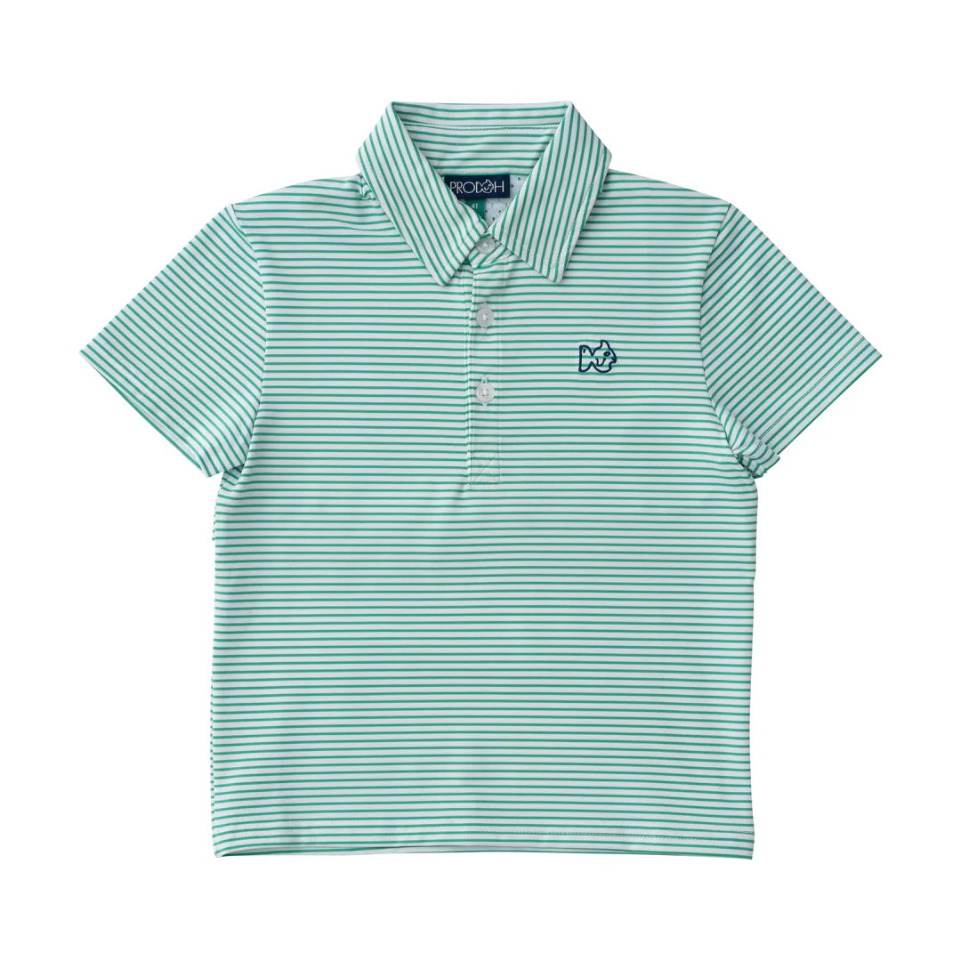 PRODOH Pro Performance Polo - Simply Green Stripe