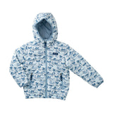 Prodoh Hooded Puffer Jacket - Blue Break Point Camo