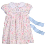 Little English Short Sleeve Natalie Dress- Bunny Blooms