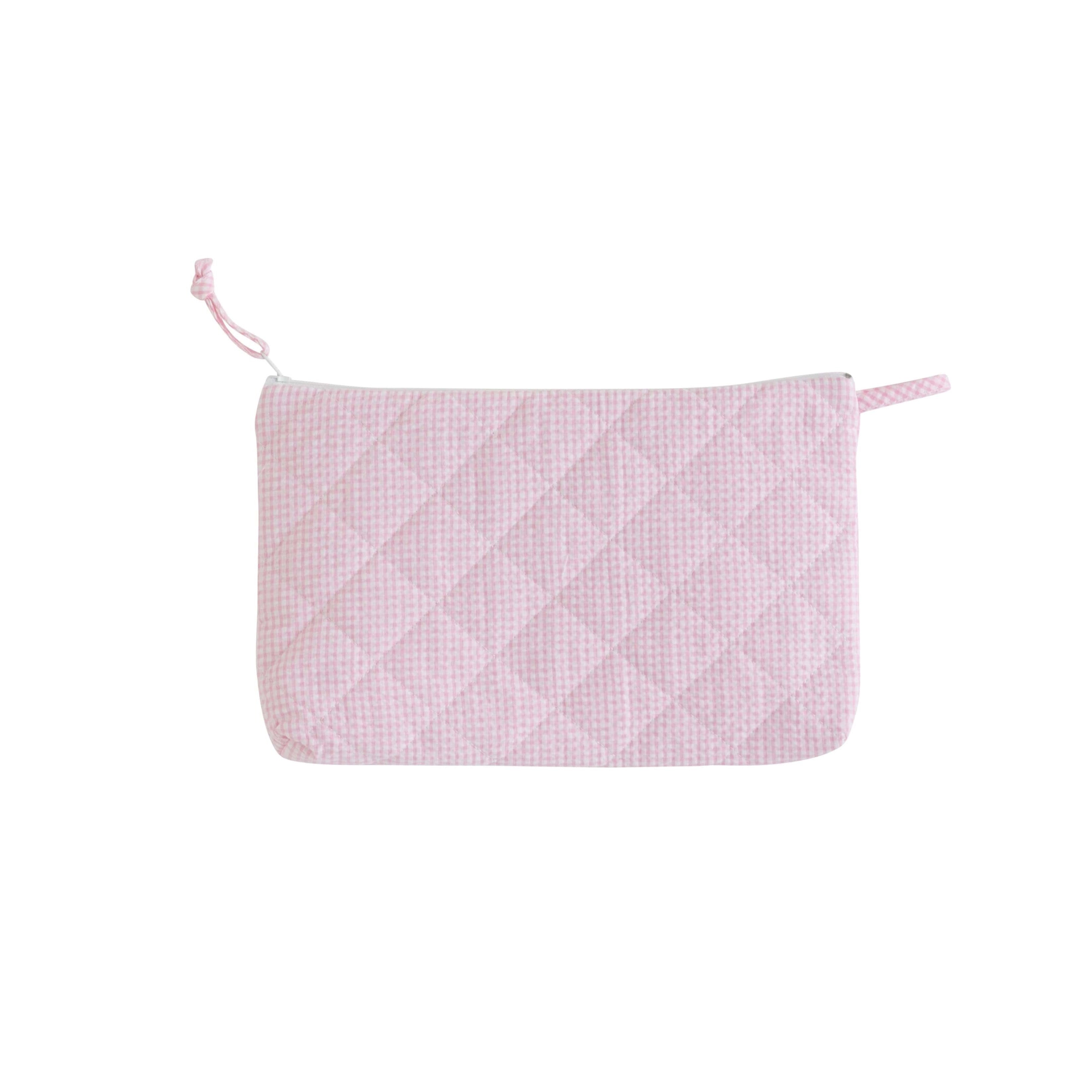 Little English Pink Quilted Cosmetic Bag