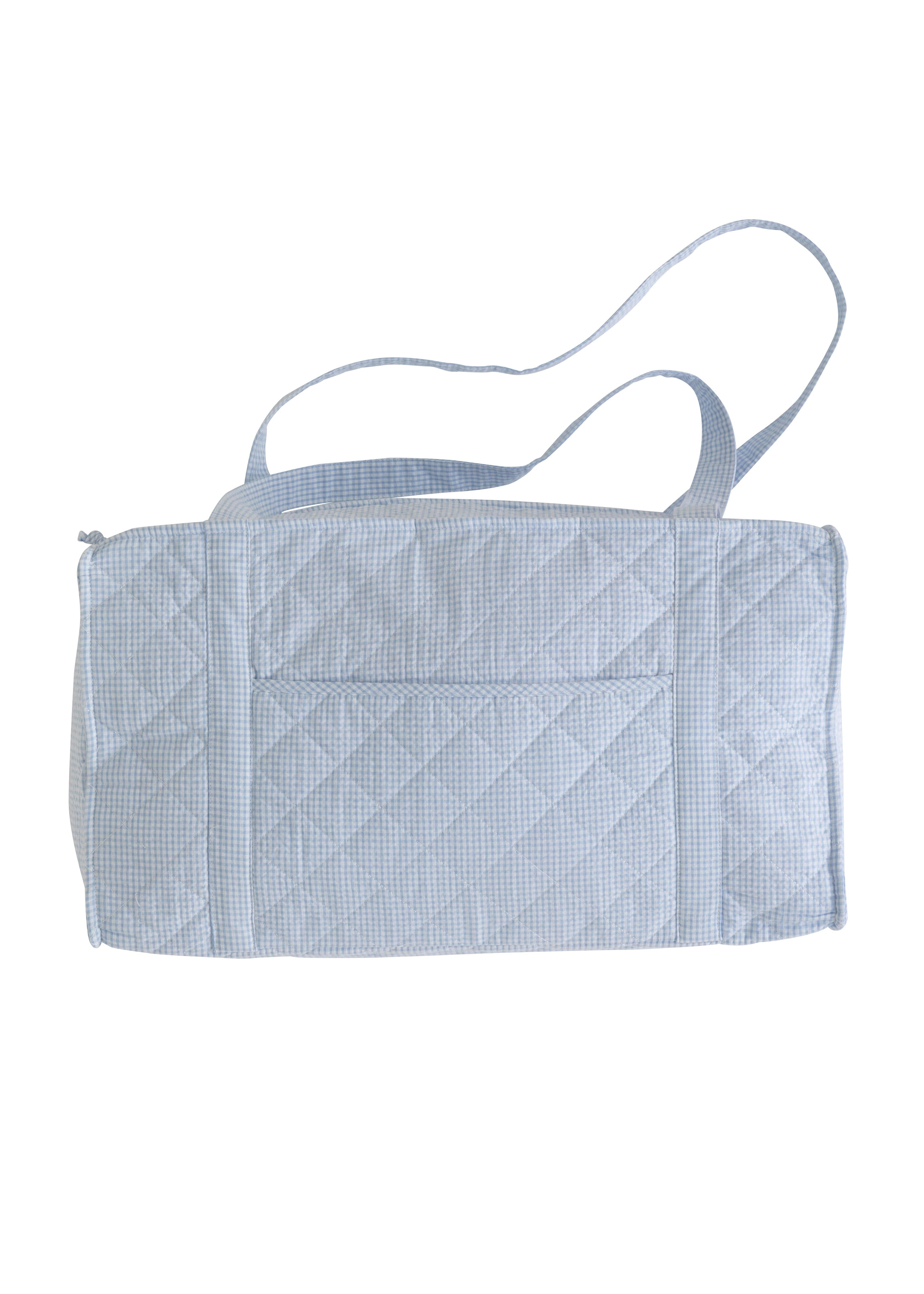 Little English Quilted Luggage - Light Blue 