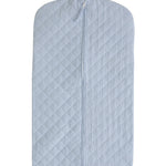 Little English Quilted Luggage - Light Blue  Kids Garment Bag