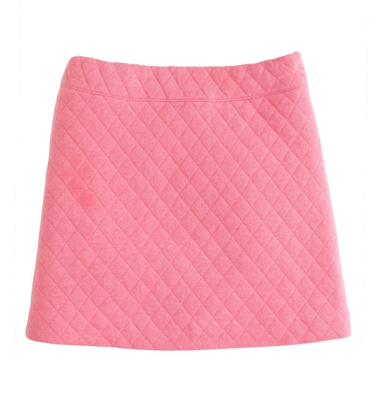 Bisby Quilted Mini Skirt- Rose