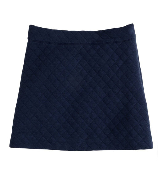 Bisby Quilted Mini Skirt- Navy