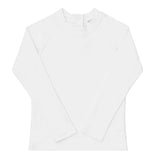 Minnow Crane White Rash Guard